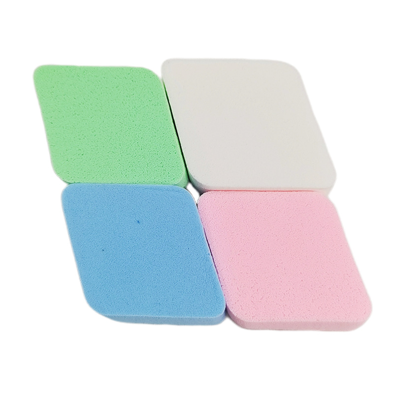 Wholesale Set of 4 Thick Egg-Shaped Sponge Washable Makeup Powder Puffs for Cleansing Makeup Removal Household Water Absorption