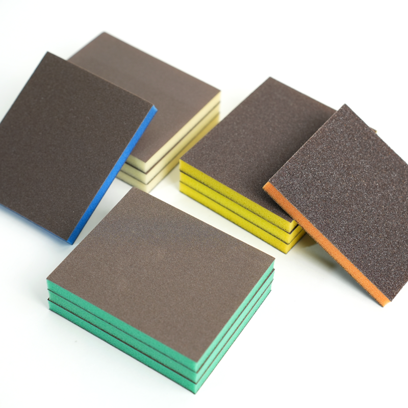 Factory Hot Sale SCORPION STAR H23 High Efficiency High Multicolor Sand Sponge Wet/Dry Softback Foam Pad Hand Pad Sponge