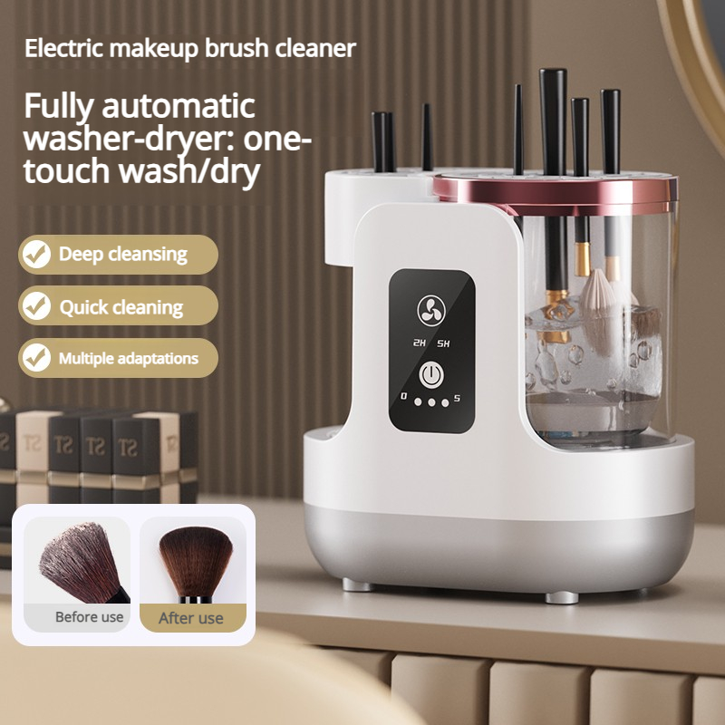 New Professional 3 In 1 Electric Makeup Brush Cleaner With UV And USB Charging For All Sizes Home Use