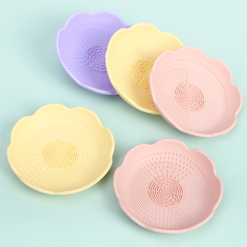 Lanson Make up Tools Washing Bowl Silicone Makeup Brush Cleaner Mat Cushion Pad Makeup Brush Cleaners