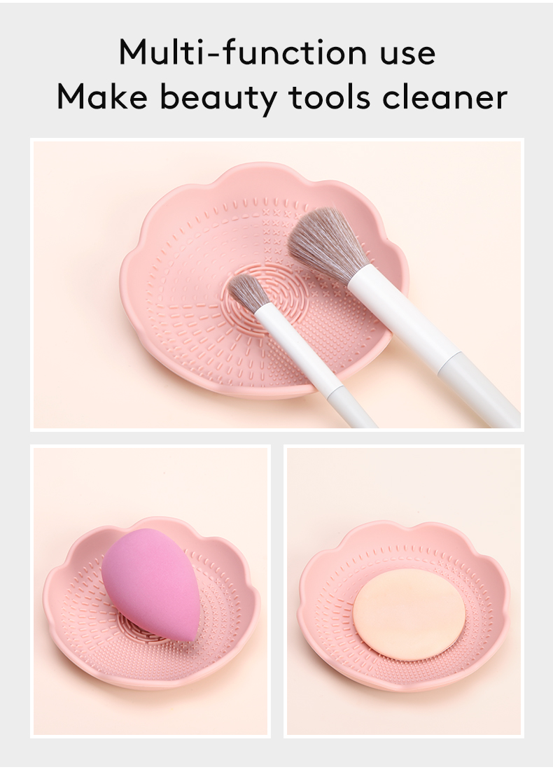 Silicone Flower Makeup Brush Cleaner Detail 4