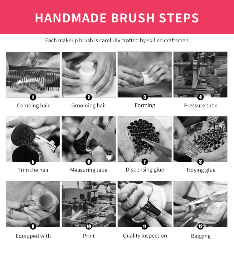 Professional Makeup Brushes Detail 2