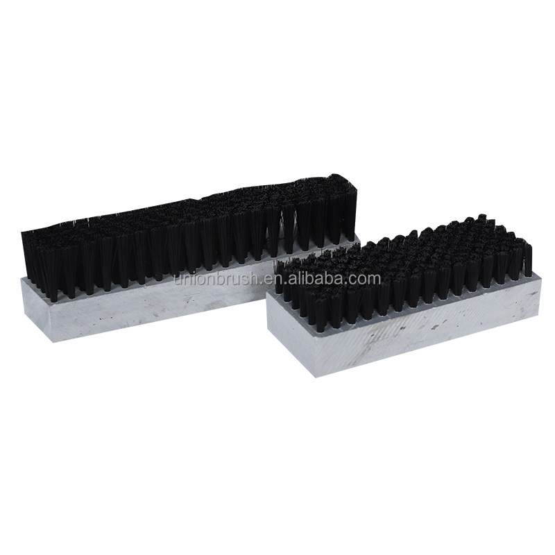 Customized Plate Strip Brushes PP/PVC/nylon Base Panel Nylon Bristle Tufted Lath Brushes For Cleaning