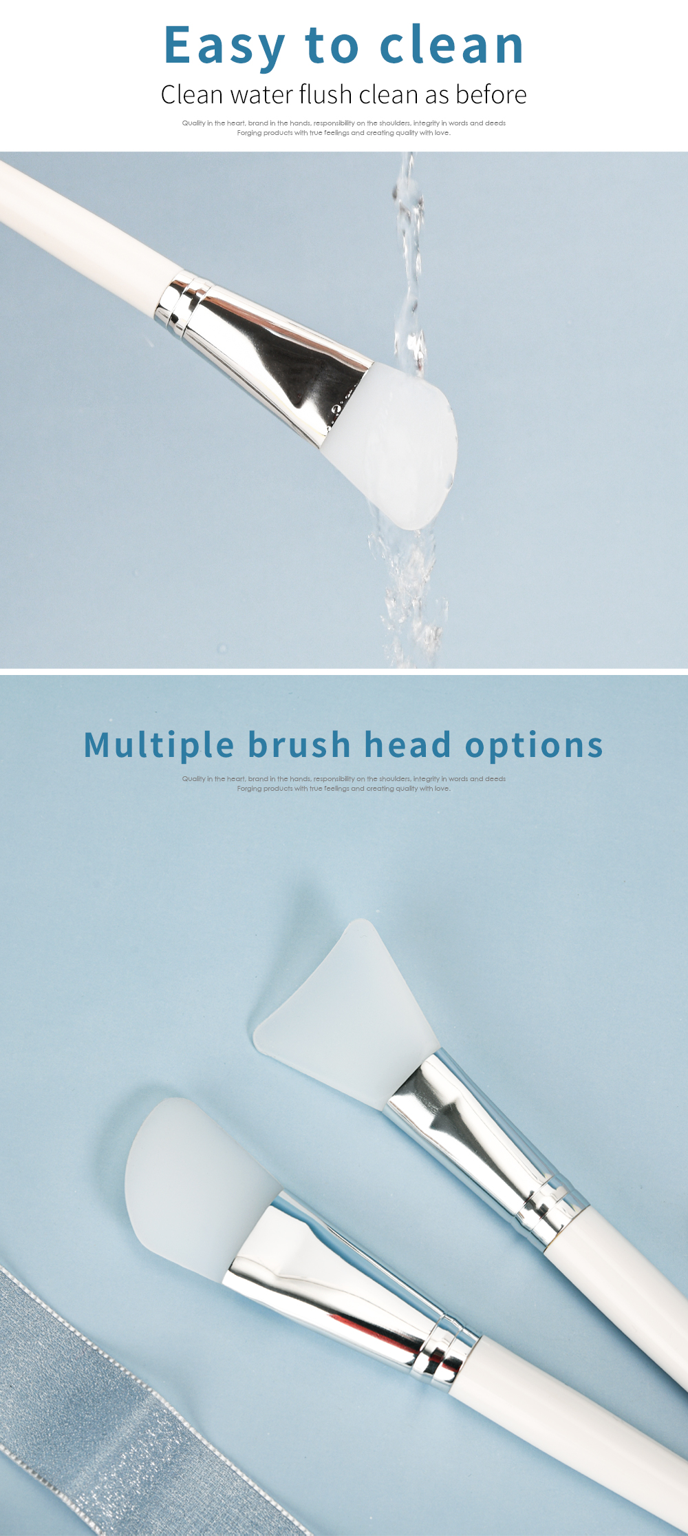 Silicone Mask Brush Applicator Head