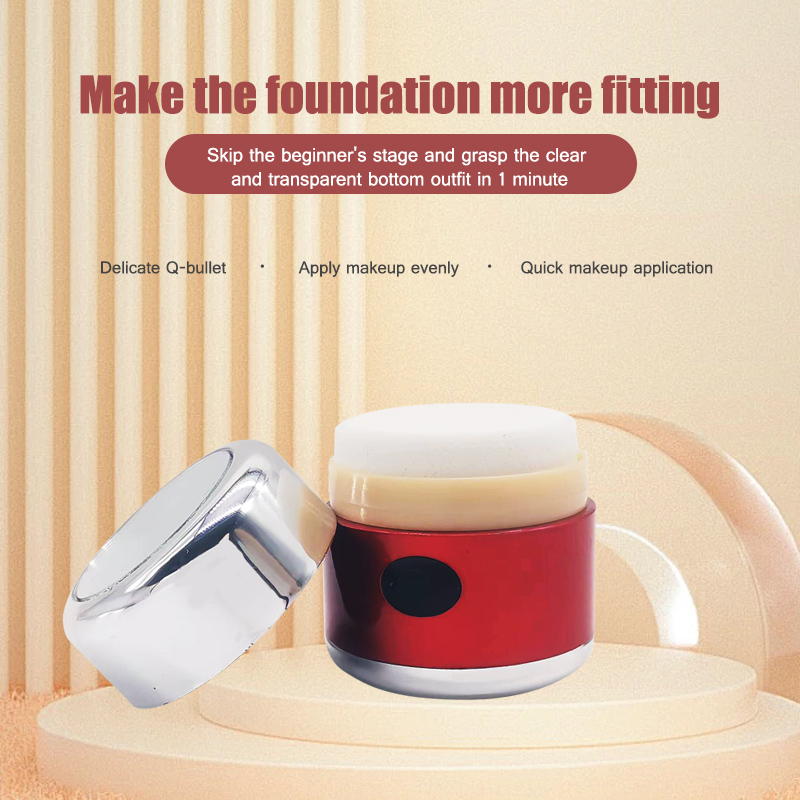 New Vibrating Make up Sponges Super Soft Cosmetic Powder Puff Blending Beauty Makeup Sponge Blender With Mirror Design