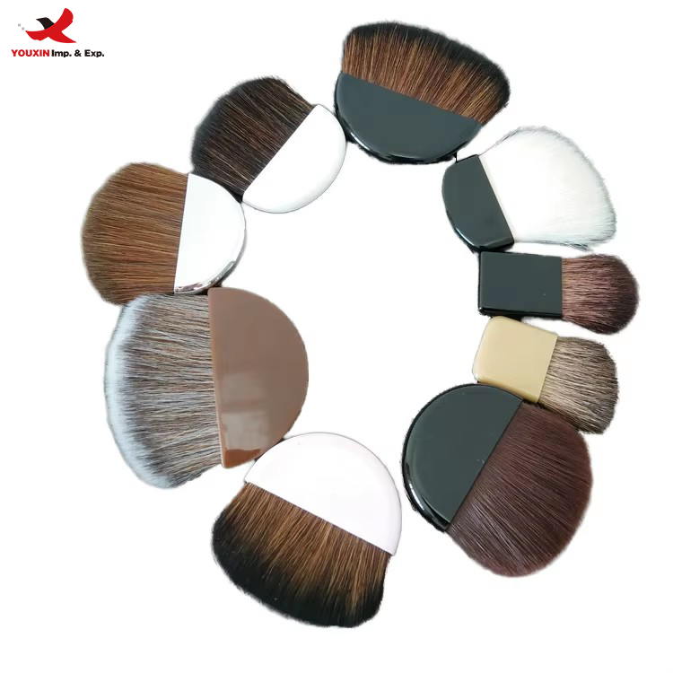 Mini Brush with Nylon Bristles for Face Cream Powder Makeup Travel Size Multi-Functional Powder Brush GZ RTS Bulk Mixed Order