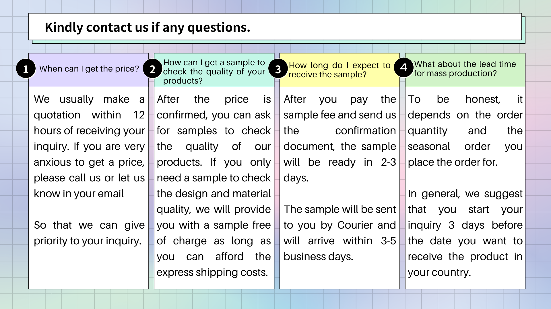 Frequently Asked Questions