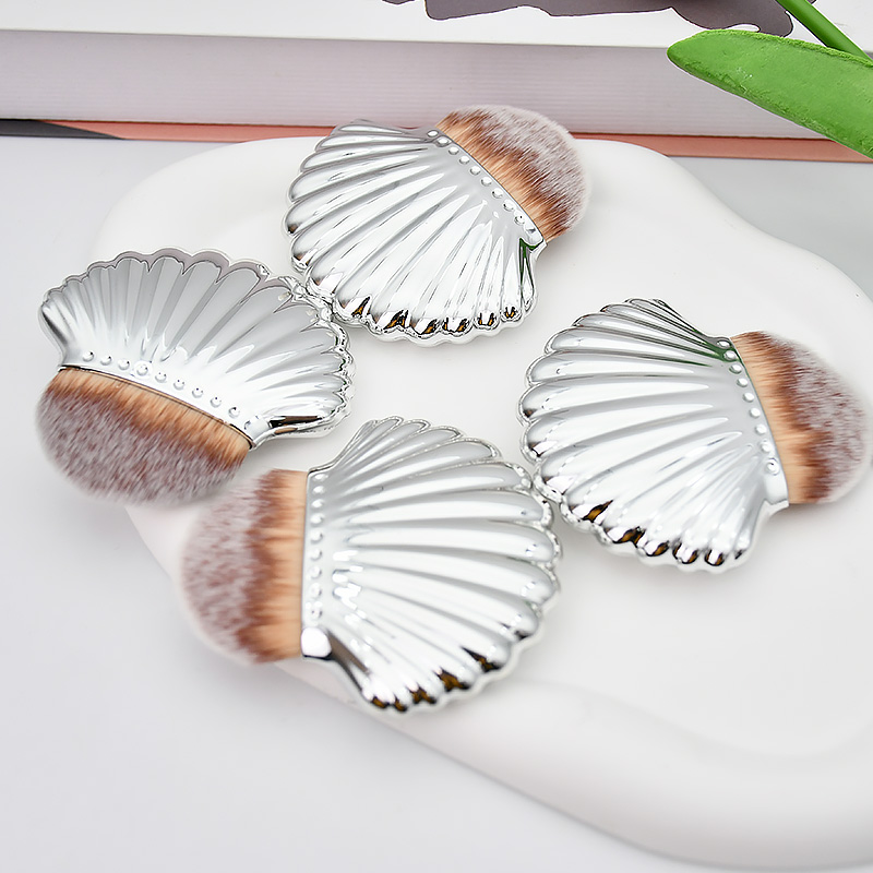 Professional Maquiagem Makeup Brushes Set Shell Shape Foundation Concealer Blush Contour Face Brushes Free Sample Maquiagem