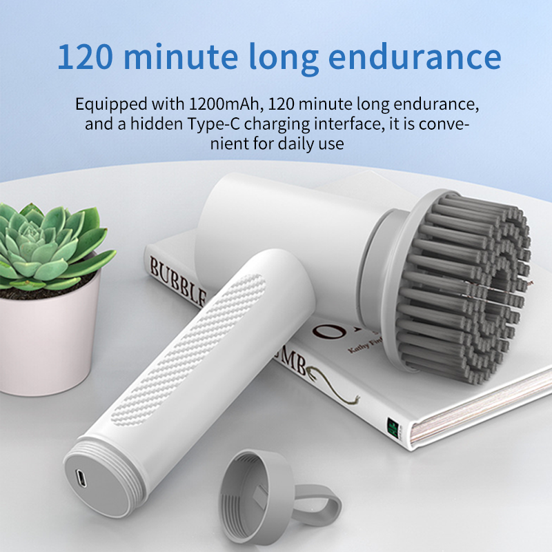 New Design Magic Brush Wireless Electric Spin Scrubber Electric Cleaning Brush 5-in-1 Handheld Kitchen