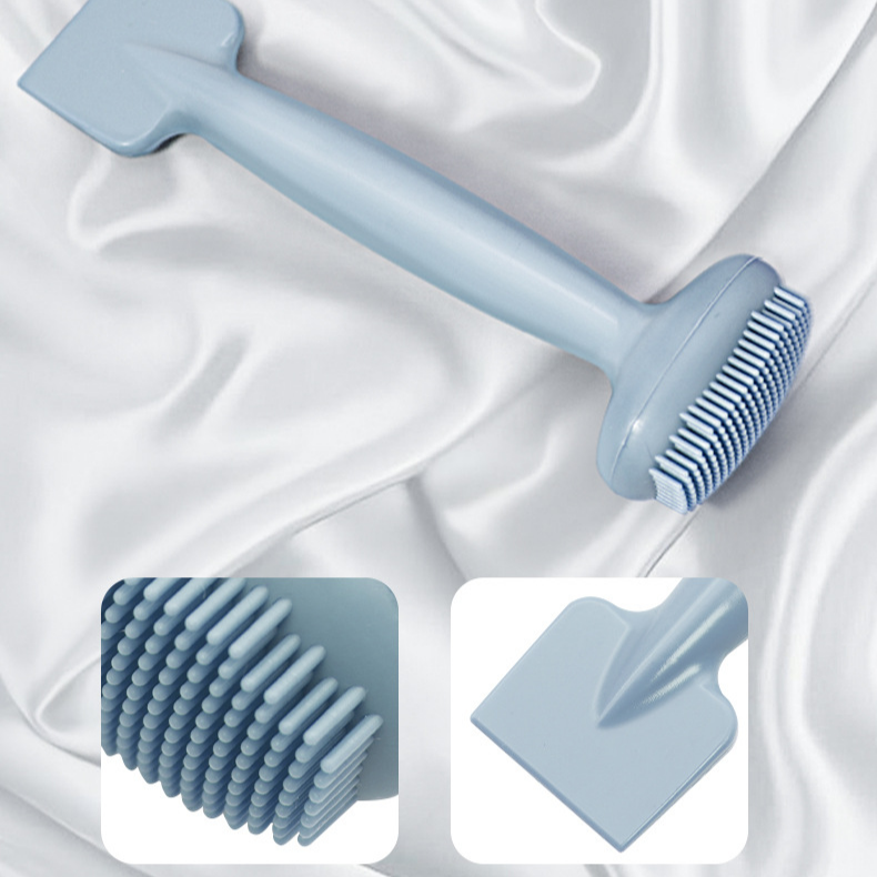 Hot Selling Multiple Colors Available Facial Mask Spatula Double Sided Cosmetic Spatula Soft Silicone Face Mask Brush