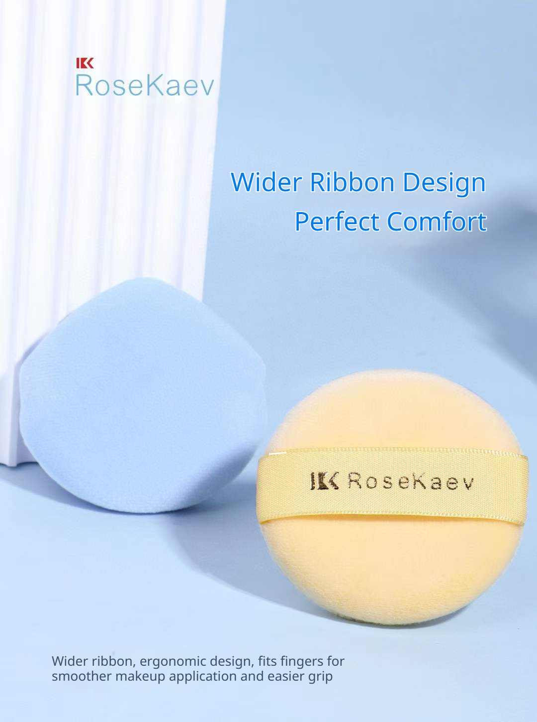 Air-setting Cotton Powder Puff Super Soft Washable Thick Design Strong Powder-Grabbing Ability Evenly Distributes Powder