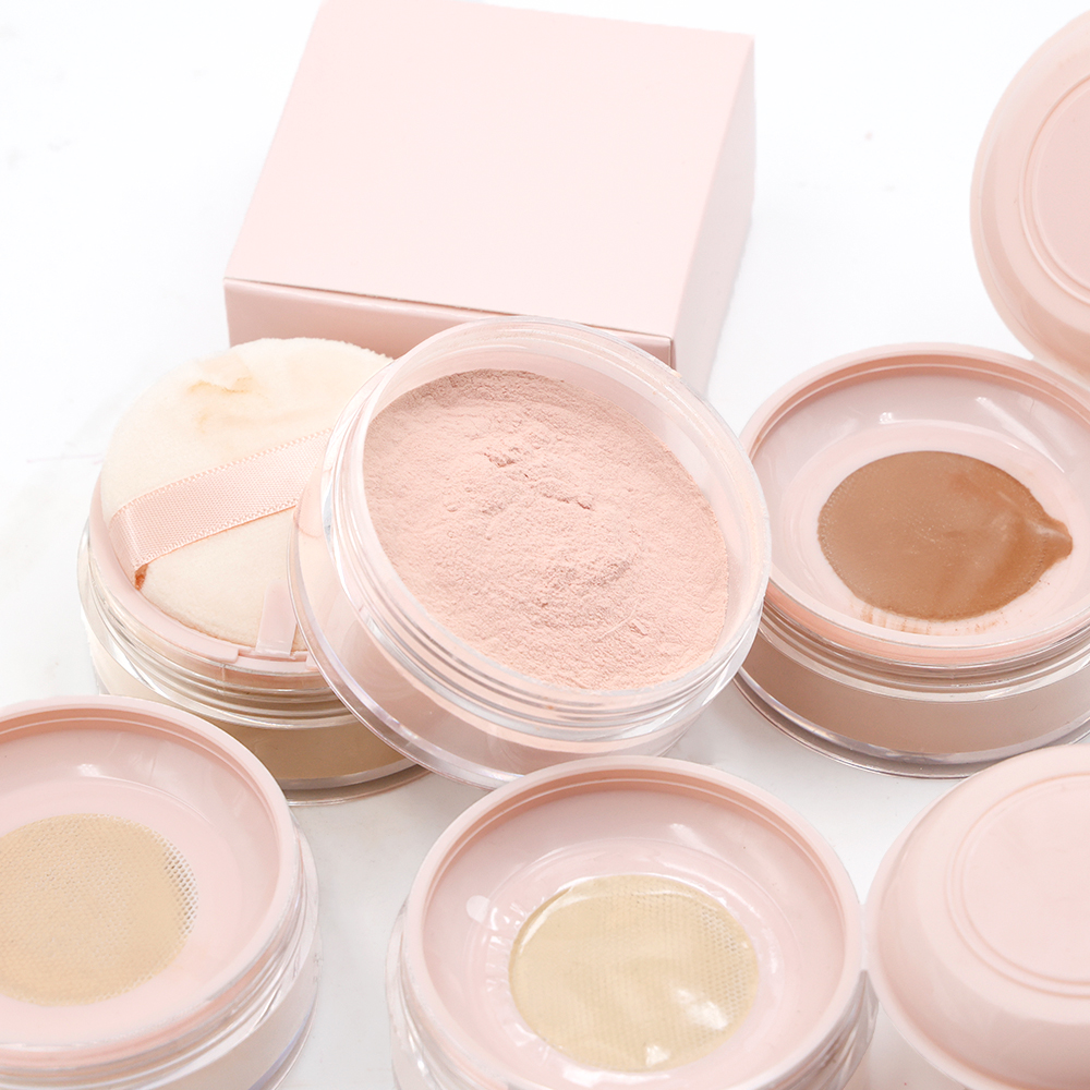 Matte Loose Powder Multi-Color Cosmetic Setting Powder Oil-Control Brightening Concealer Dark Setting Powder