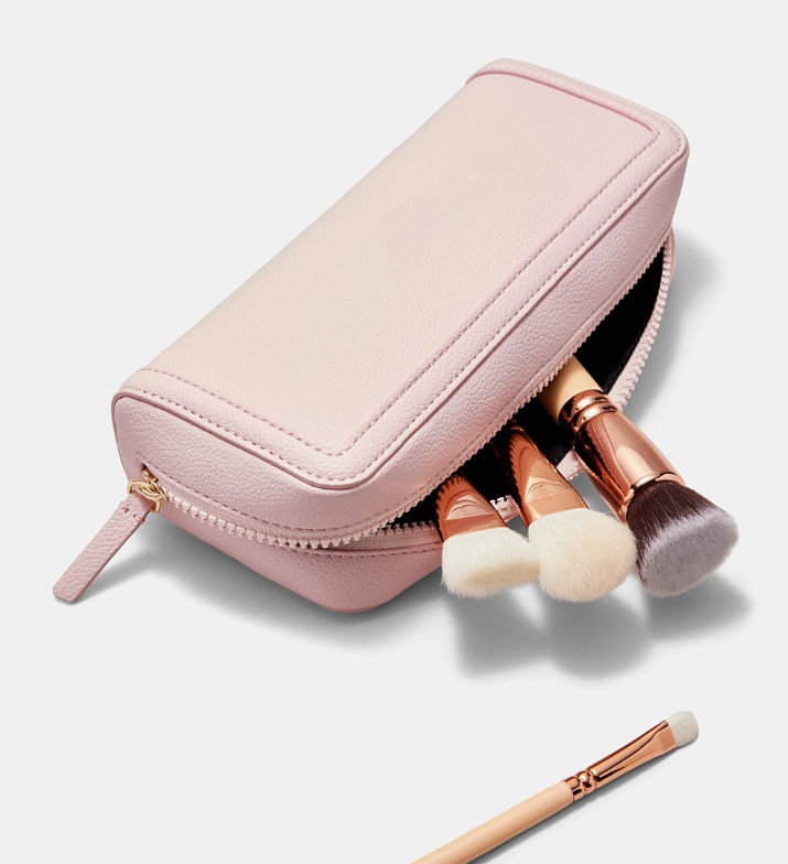 Pebble Leather Cosmetics Pouches Daily Makeup Beauty Bag Travel Brush Organizer Bag Cosmetic Bags
