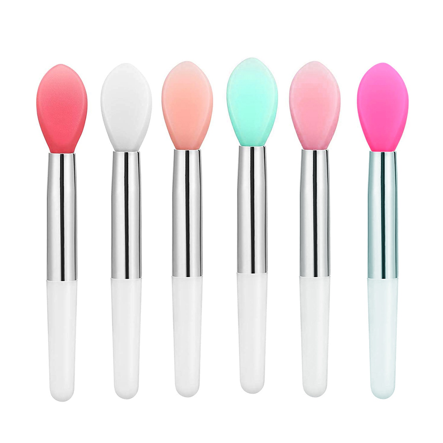 TikTok-style Silicone Lip Brush Plastic Handle Boxed Packaging Small Mini Portable Soft-tipped Lipstick 052030