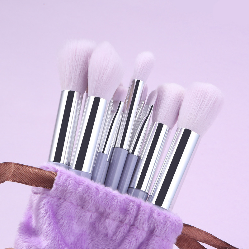 13pcs Super Soft Blush Eyeshadow Cosmetic Brush Foundation Women Flat Shape Soft Makeup Tools Bag Powder Eye Makeup Brushes Set