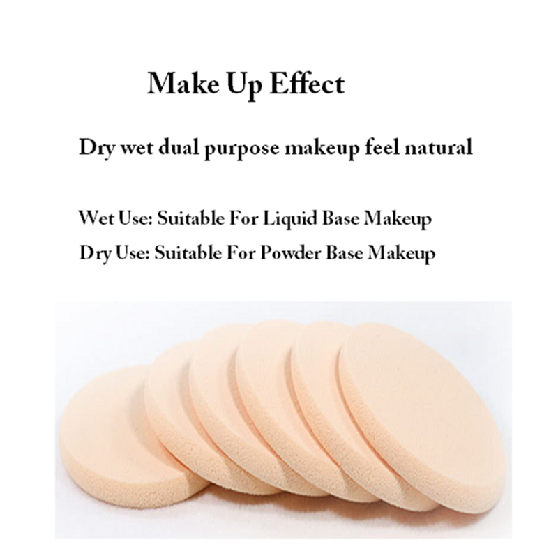 Latex Foundation Puff Round Shape View 5