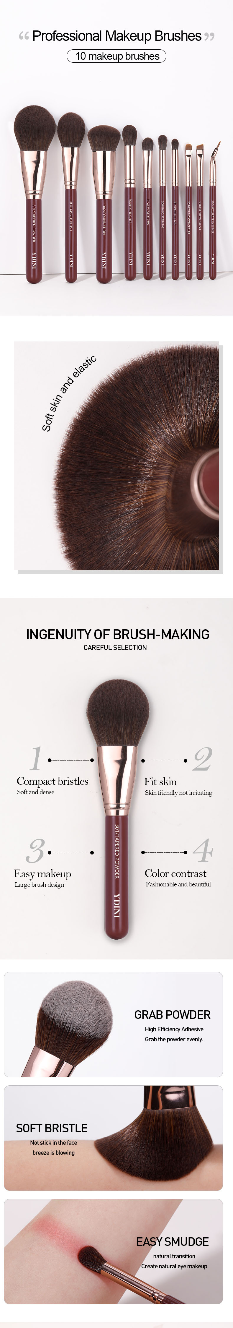 Makeup Brush Set View 1