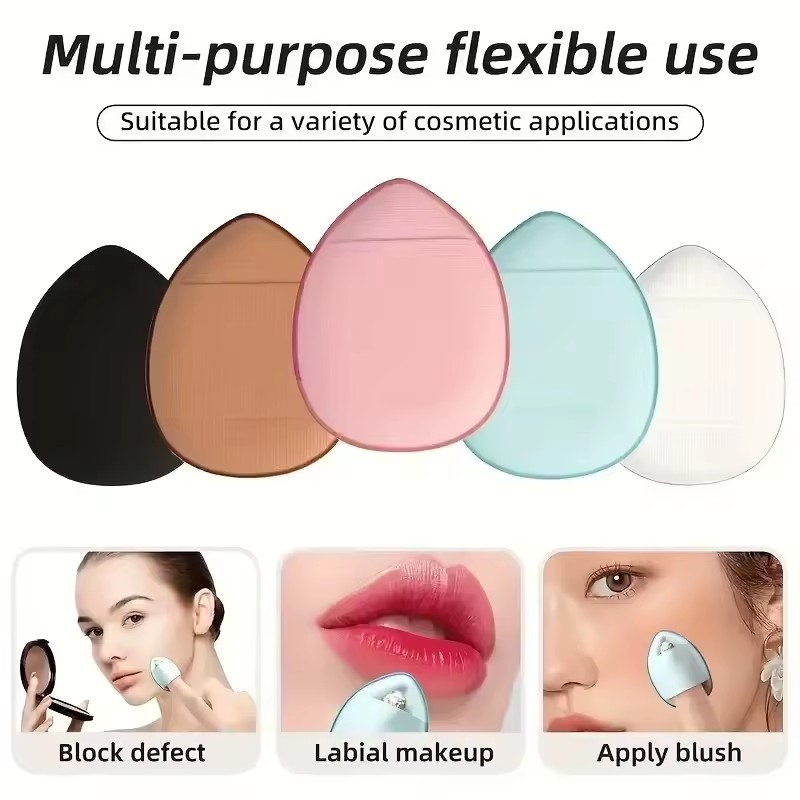 New Finger Mini Air Cushion Puff Cosmetic Makeup Sponge Powder Puff Concealer Makeup Sponge