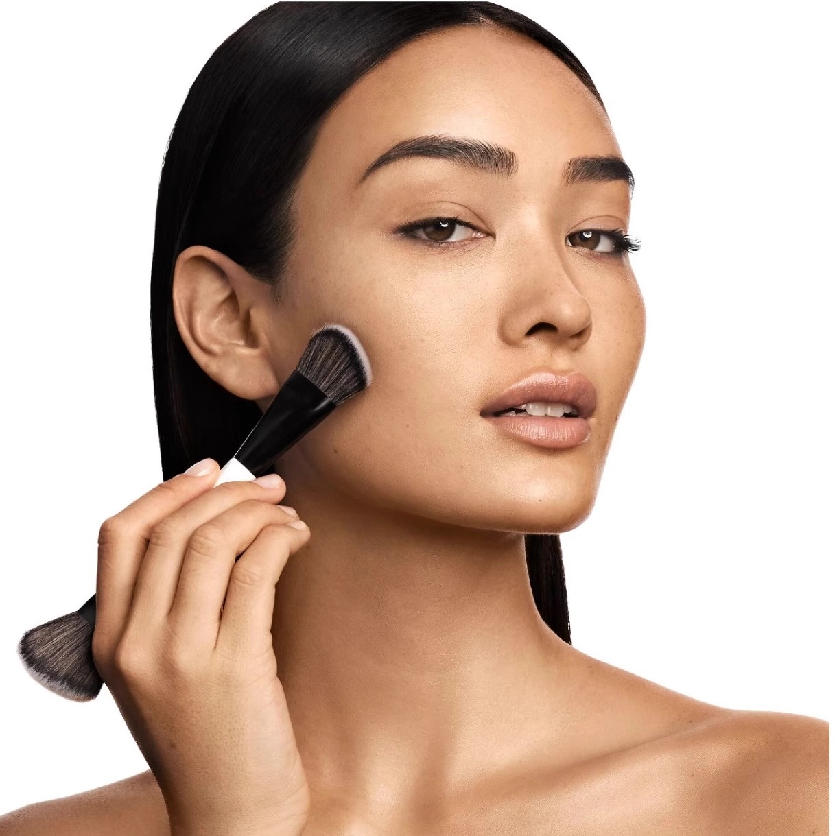 Custom Dual End Foundation and Concealer Brush Vegan Professional Makeup Brushes