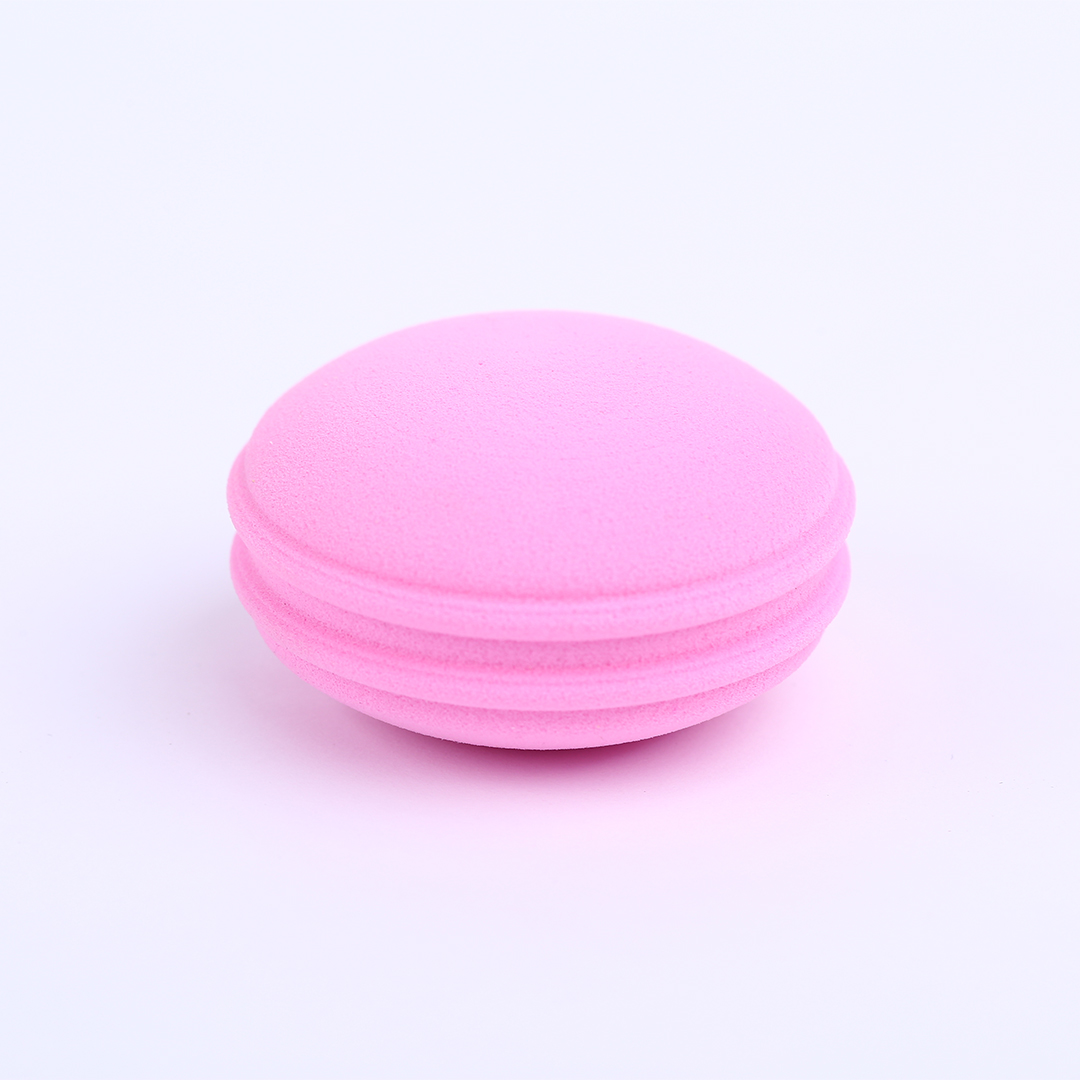 Good Quality Sponge Macarons Shape Customized Color Washable Makeup Sponge Blender Sponge