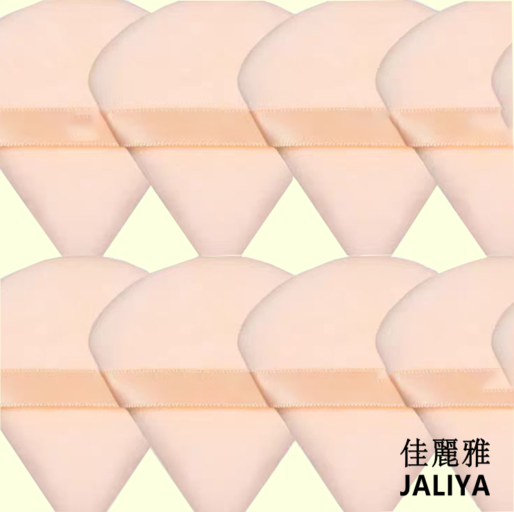 High Density Dry Powder Loose Powder Makeup - Crystal Velvet Sponge Super Soft Triangular Powder Puff