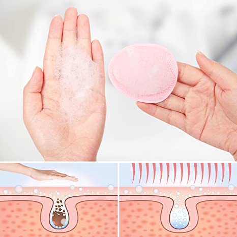 Silicone scrubber multi-color display