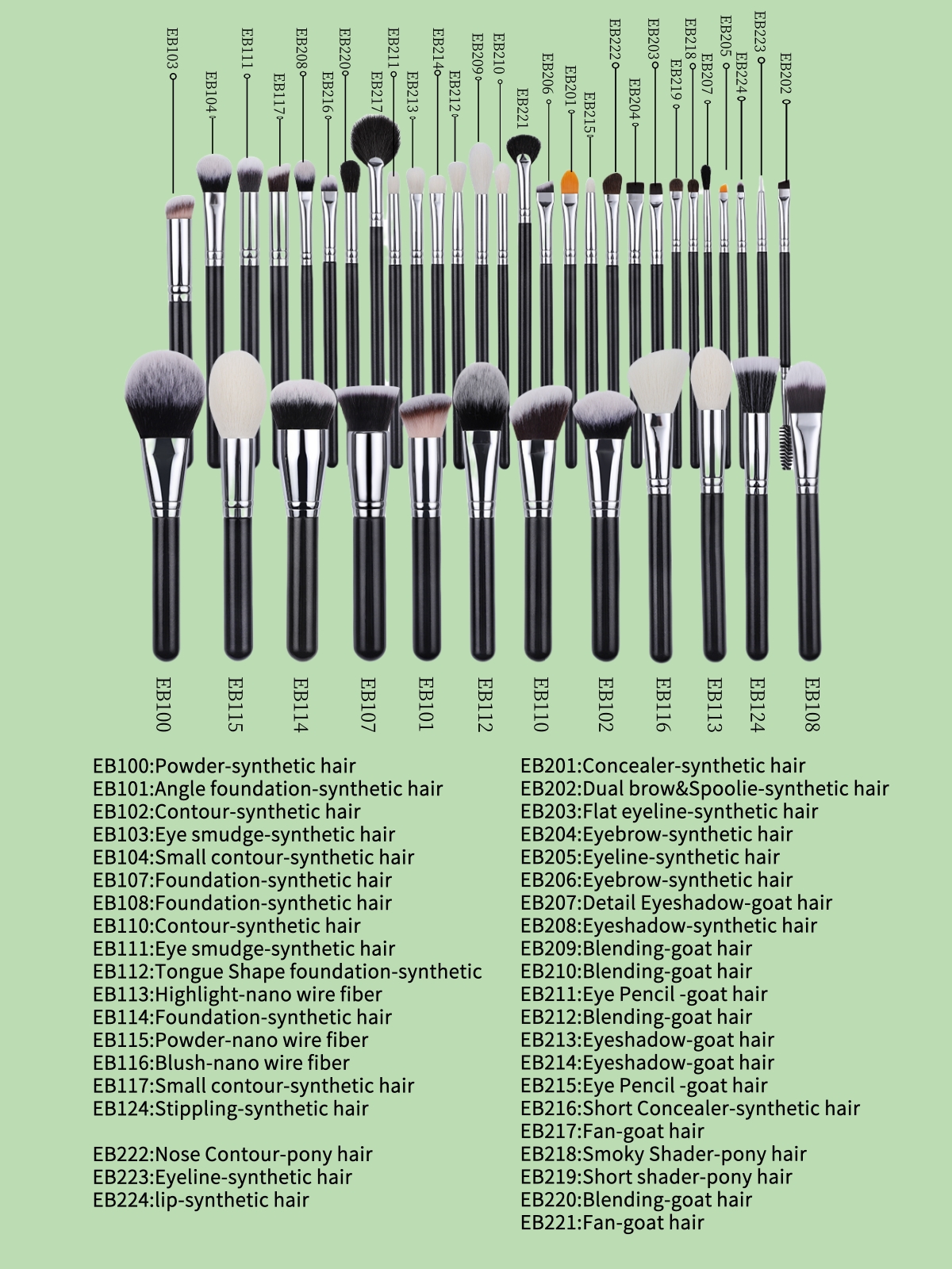 Makeup Brush Set View 3
