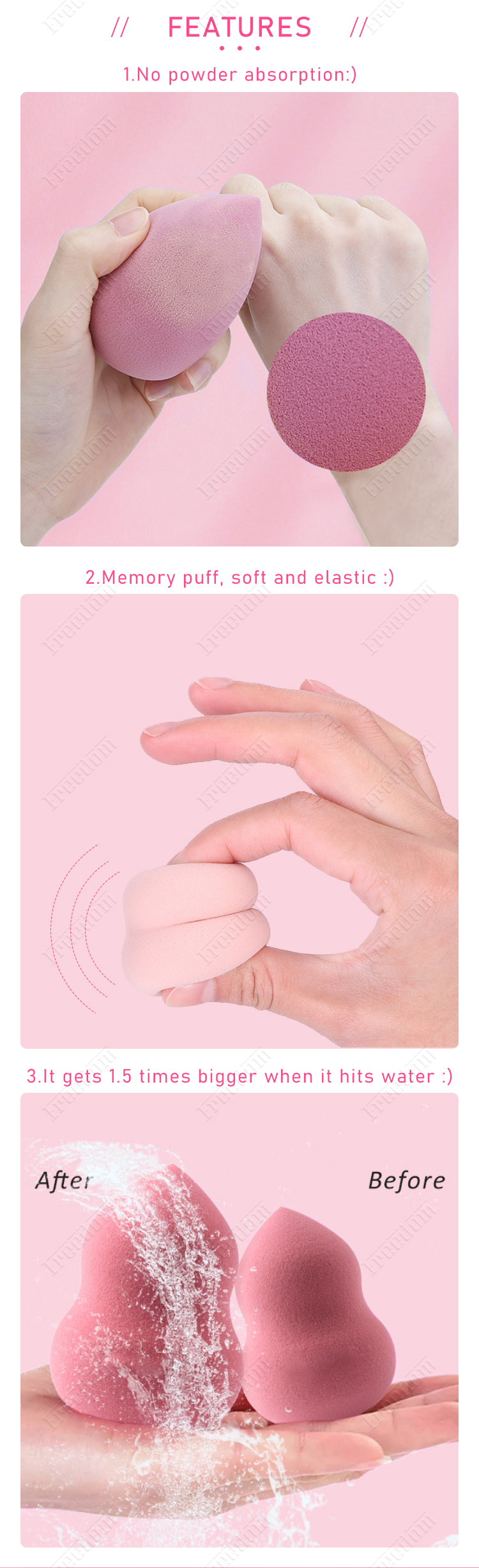 Makeup Sponge Features