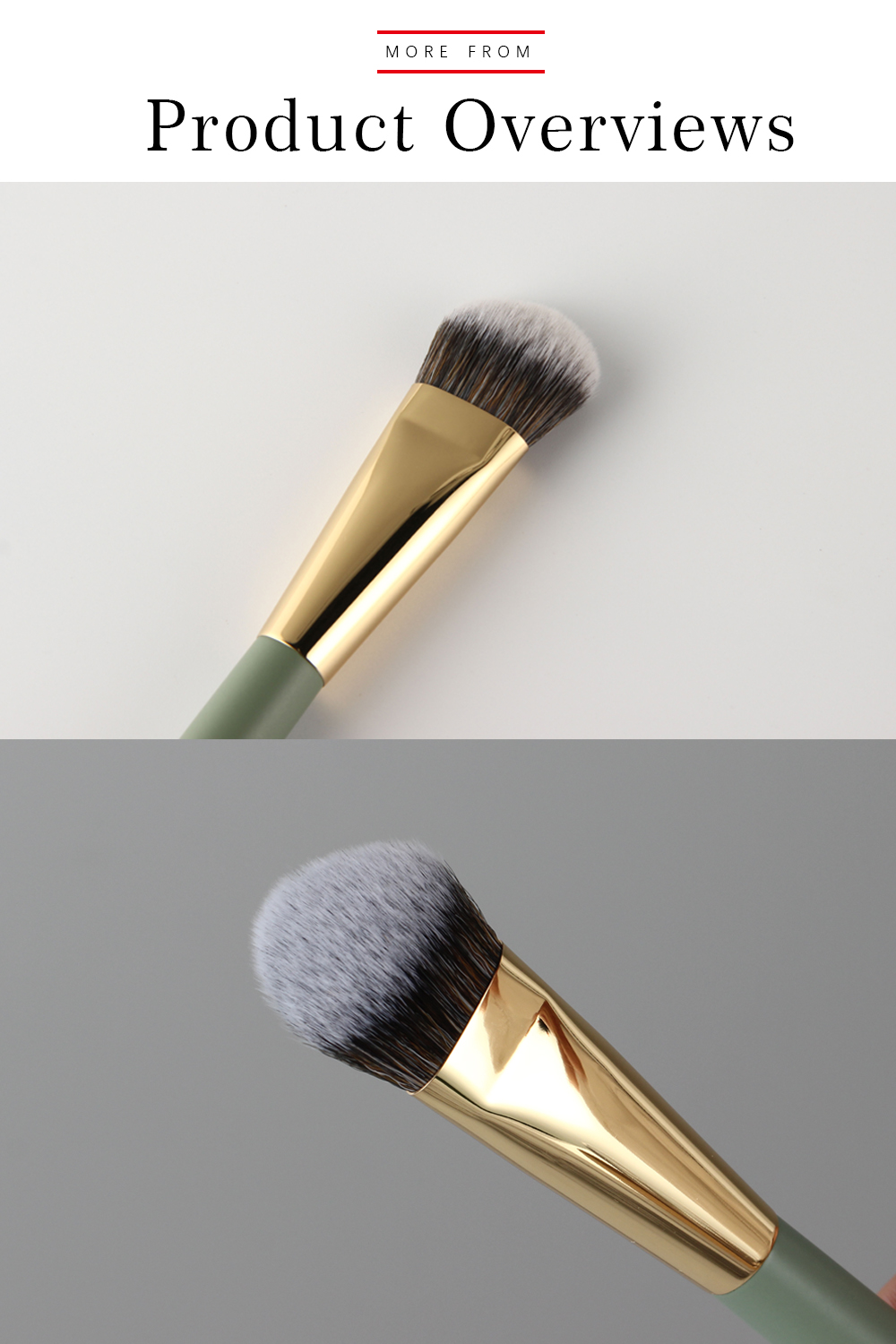 Curved Liquid Foundation Brush Detailed View