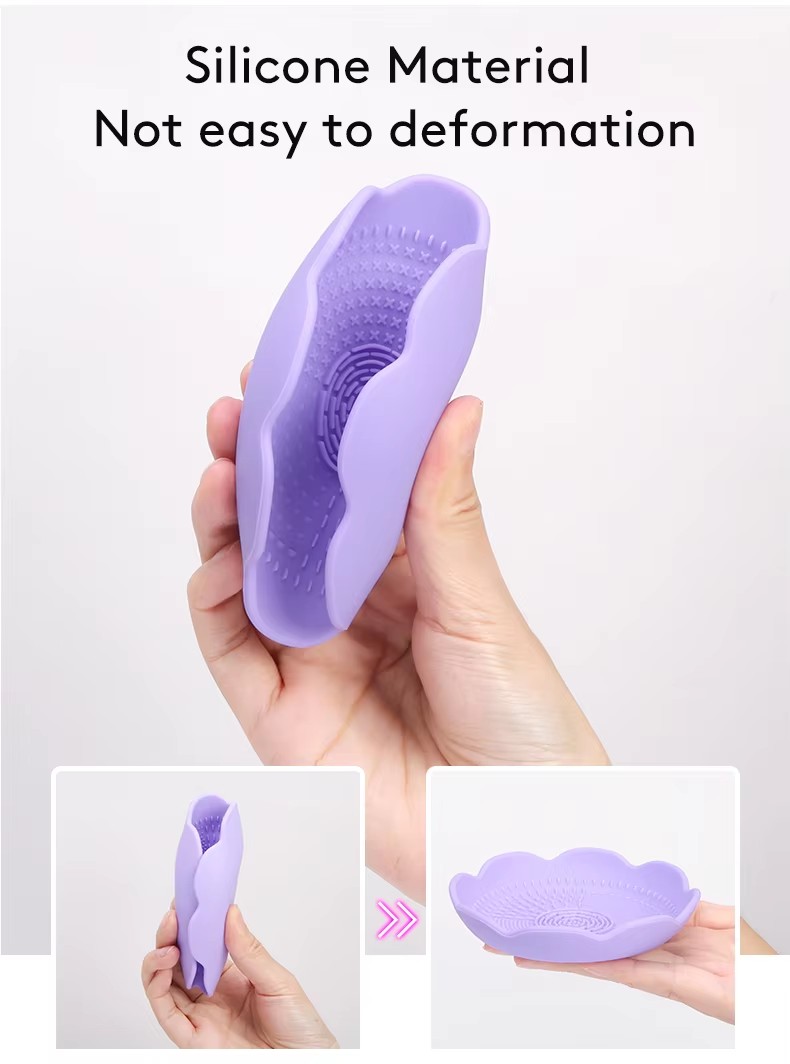 Silicone Makeup Brush Cleaner Mat Cushion Pad