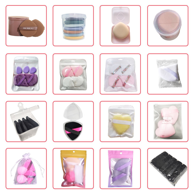Velour Makeup Puff for Loose Powder Body Powder Skin-Friendly Powder Puff Face Triangle Makeup Puff