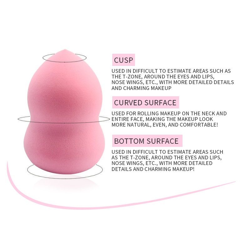 Manufacturer Wholesale Latex Free Makeup Blender Sponge Beauty Sponge With Ultra Soft Fine Texture