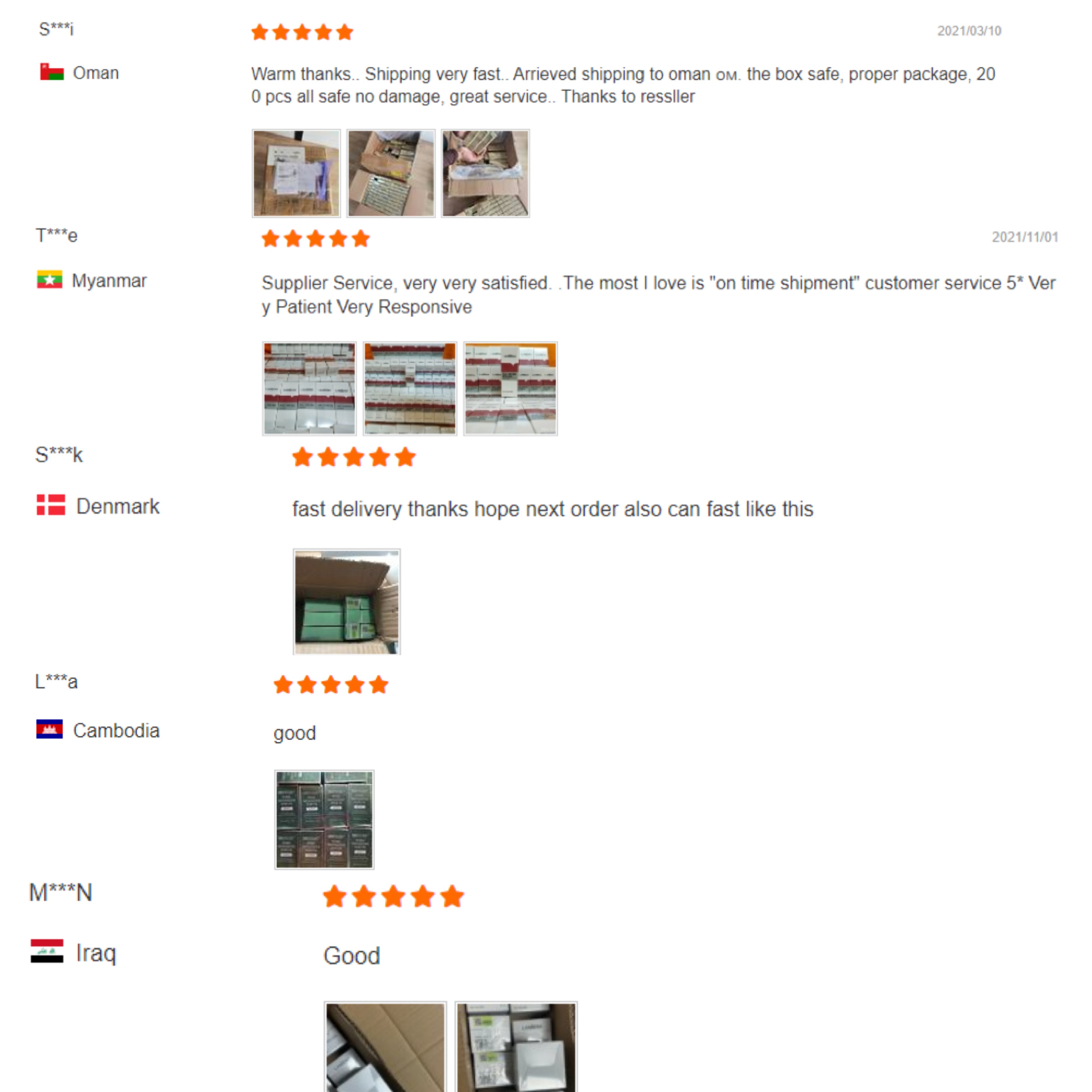 Customer Feedbacks