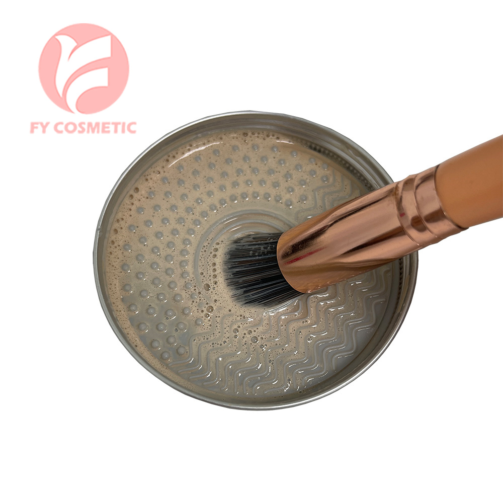Makeup Brush Cleaner Solid Cleaning Soap Cleanser With Silicone Makeup Cleaning Brush Scrubber Mat