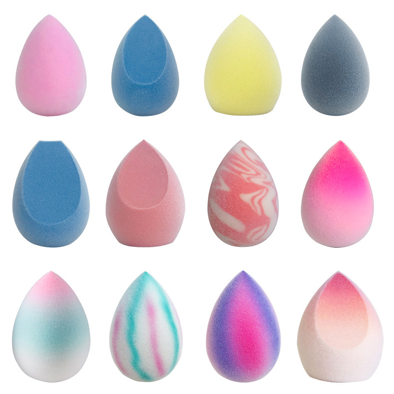 Microfiber Cosmetic Foundation Blending Make up Latex Free Sponge Beauty Velvet Flocked Makeup Sponge Blender for Face Powder