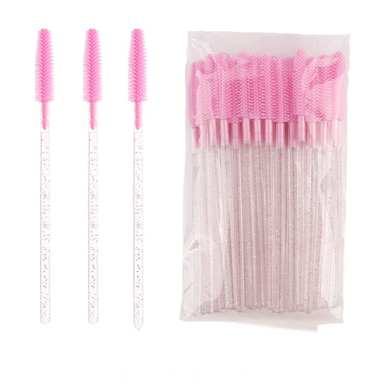 Wholesale Silicone Mascara Wands Disposable Eyelash Lash Brush Spoolies Lash Extensions Eyelash Lash Spoolie Mascara Wand Brush