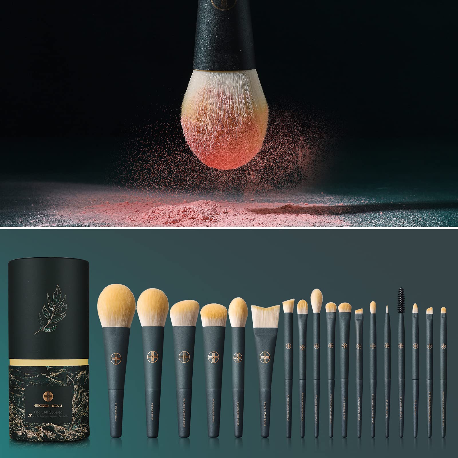 Professional Makeup Brush Set Details