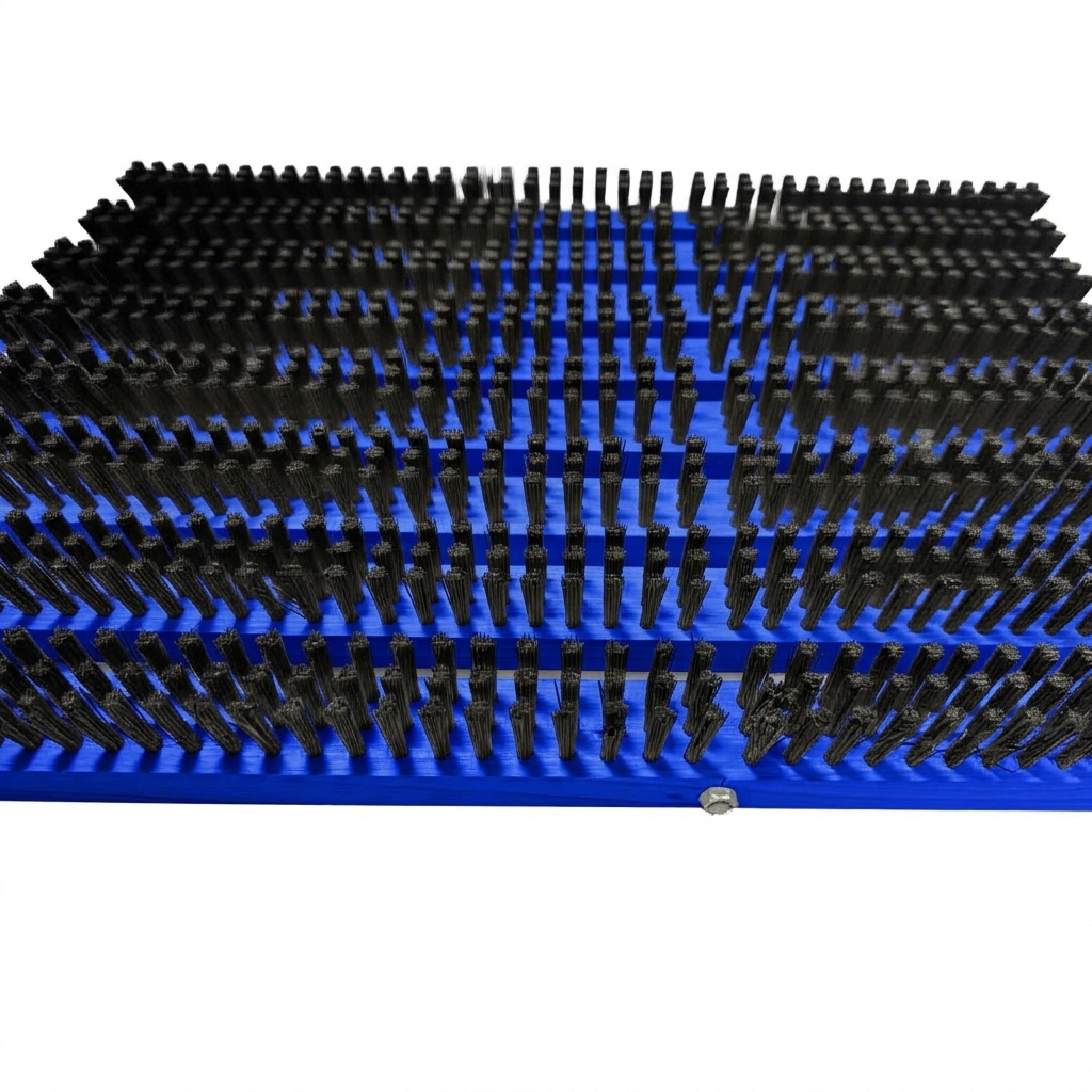 Heavy Duty Industrial Shoe Sole Cleaning Brush Mat Durable Nylon Bristles OEM Customizable for DIY Factory Workshop Entrances