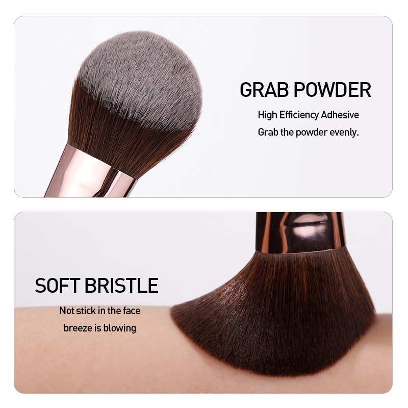 YDINI Wholesale Custom Logo 10pcs Private Label Brushes Make up Kabuki Foundation Makeup Brush Set