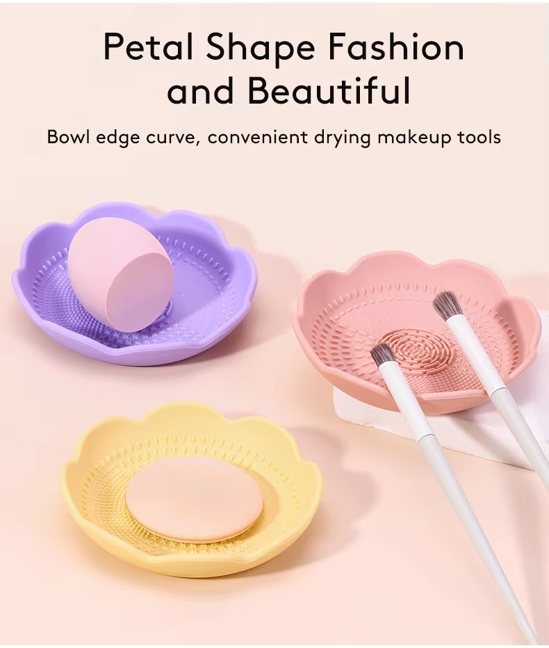 Silicone Makeup Brush Cleaner Mat Cushion Pad