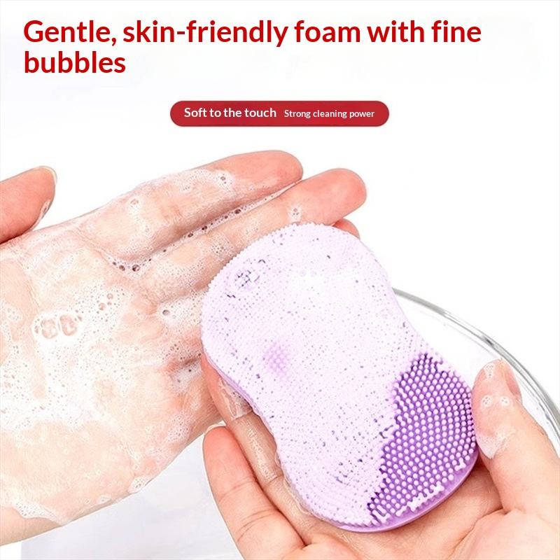 Mini Silicone Finger Face Brush, Soft Silicone Exfoliating Cleanser For Nose, Blackhead &amp; Makeup Removal
