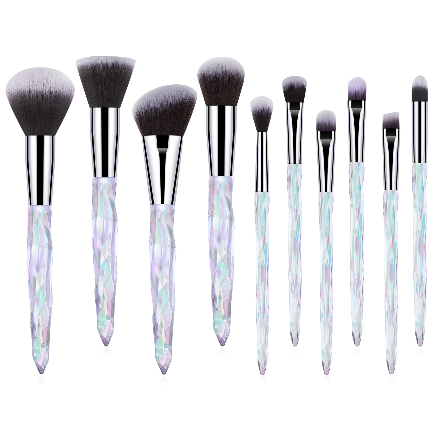 Makeup Brushes Set With Soft Synthetic Hairs for Face With Bag