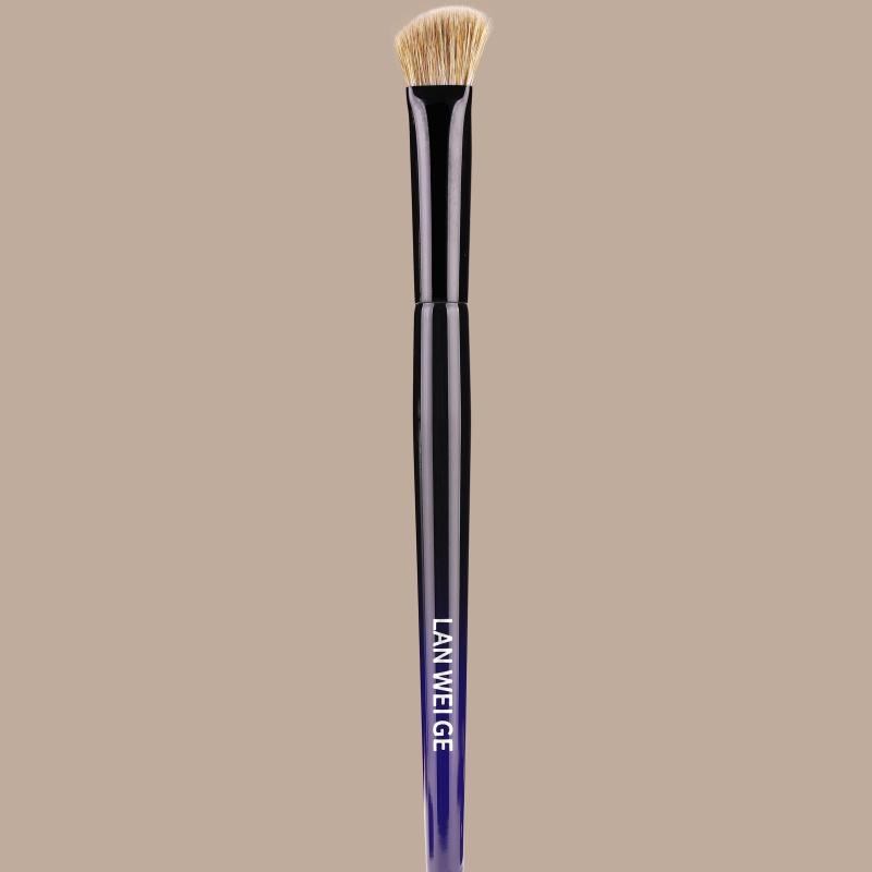 Triangular Eyeshadow Blending Brush Soft Synthetic Bristles Professional Eye Makeup Tool for Crease Nose Shadow Highlight