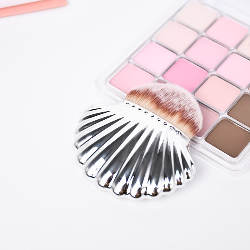Professional Maquiagem Makeup Brushes Set Shell Shape Foundation Concealer Blush Contour Face Brushes Free Sample Maquiagem