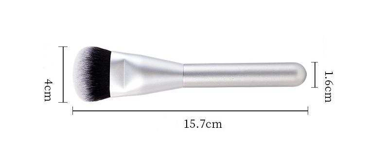 Face Makeup Brushes for Beauty Makeup Foundation Brush Custom logo Top Quality PBT Synthetic Hair Liquid Cream Foundation Brush