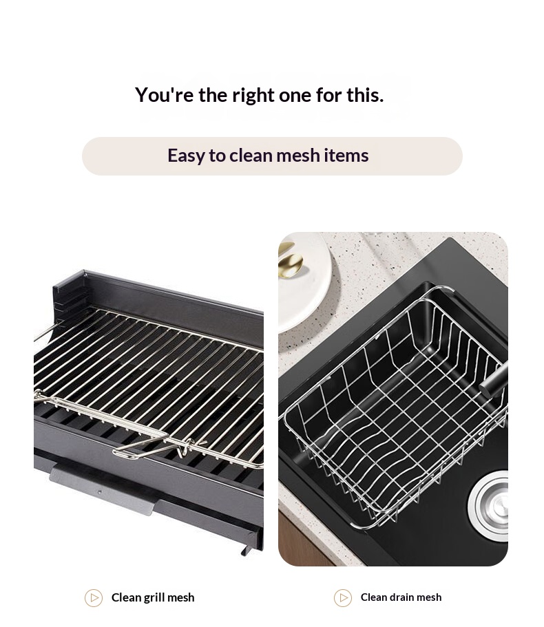 Grill brush cleaning display 3