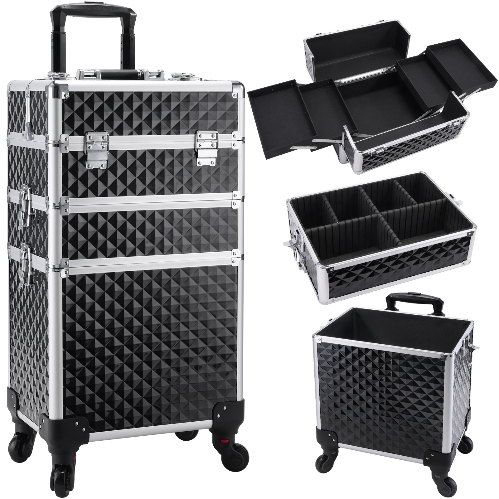 Makeup Rolling Case Display 8