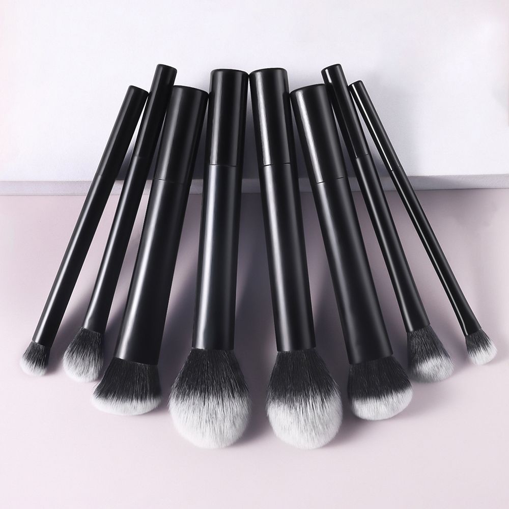 Wholesale Large 8-Piece Powder Makeup Brush Set Super Soft Professional and Cute Handle Concealer Eyeshadow Brush
