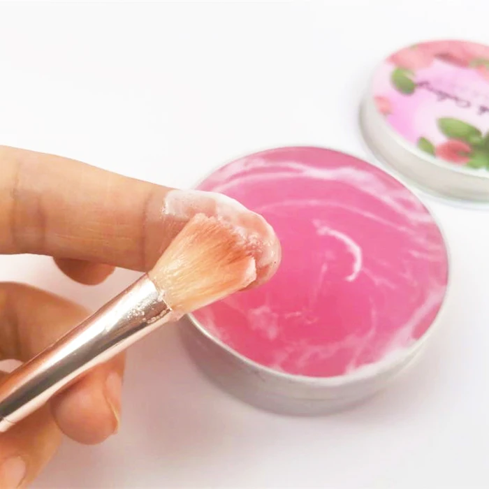 High Quality Vegan Solid Makeup Brush Cleaner Soap Private Label Cosmetic Brush Soap for Makeup Brushes