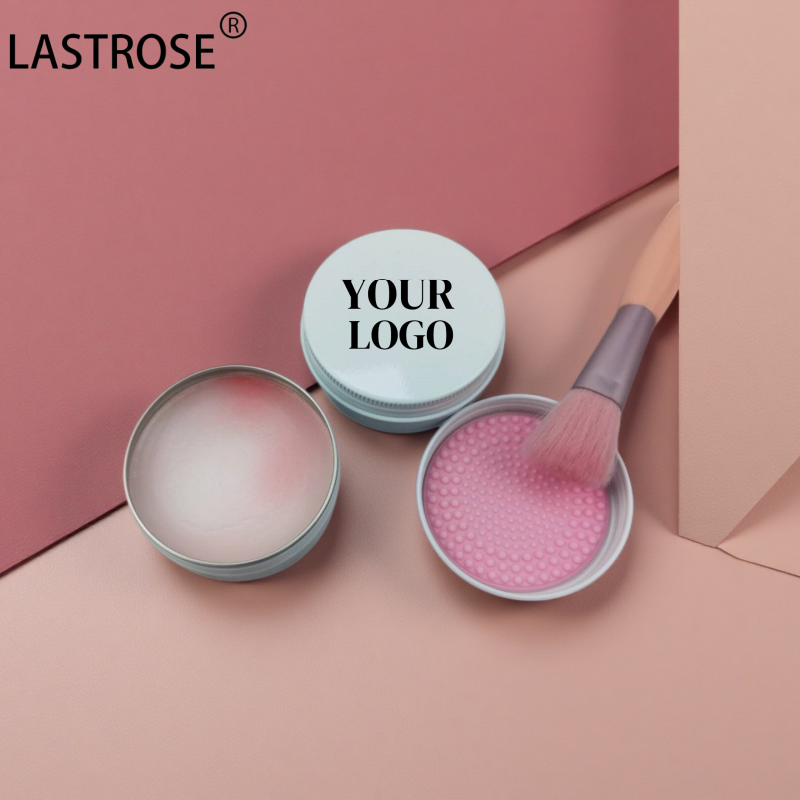 Wholesale Solid Makeup Brush Cleaner Cleaning Soap for Cleaning Makeup Brushes With Silicone Pad